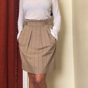 BCBGMAXAZRIA pinstriped pencil skirt